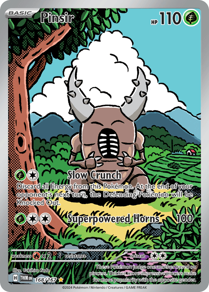 Pinsir printed card