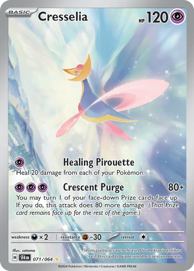 Cresselia printed card