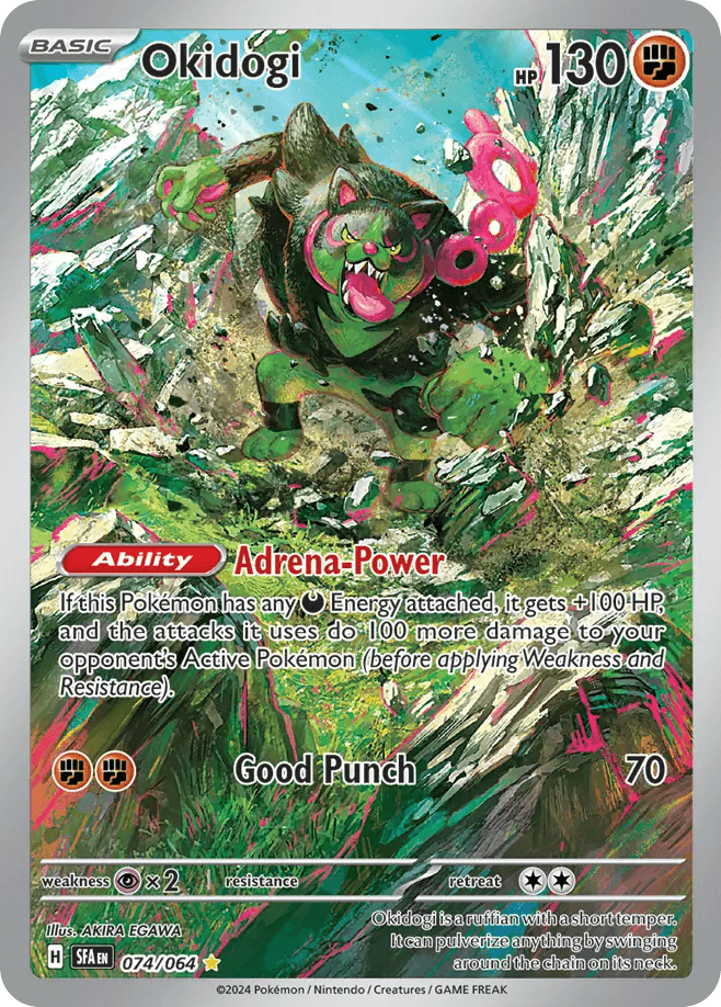 Okidogi printed card