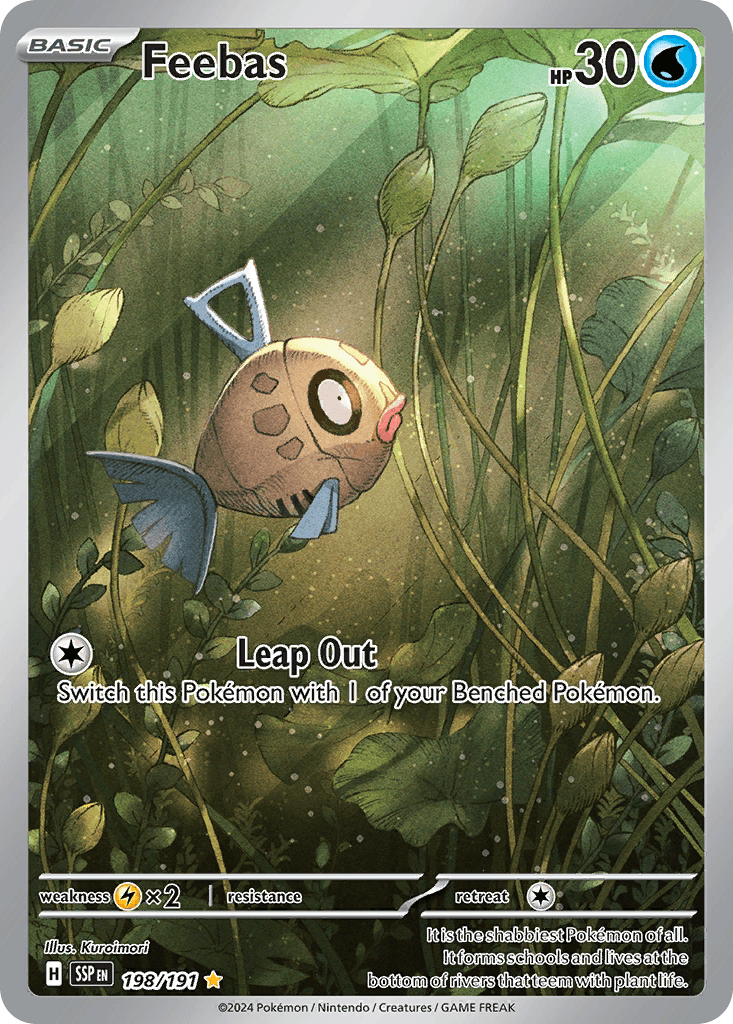 Feebas printed card