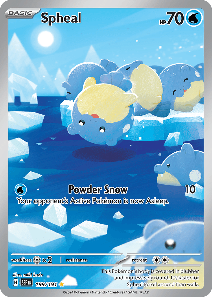 Spheal printed card