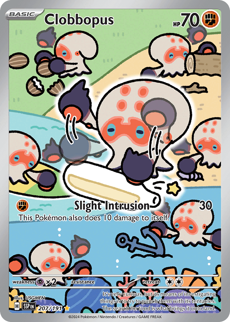 Clobbopus printed card