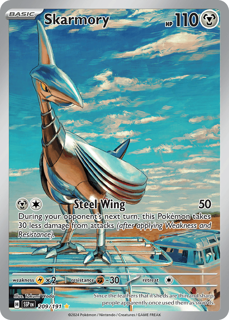 Skarmory printed card