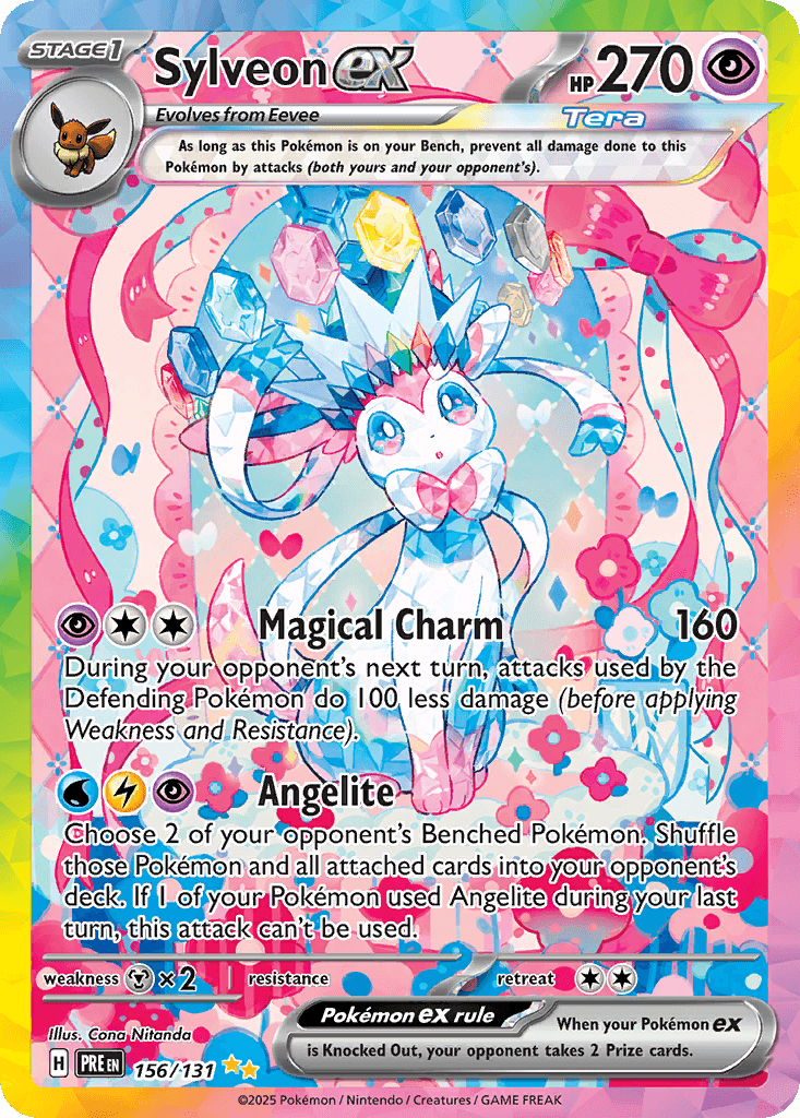 Sylveon ex printed card