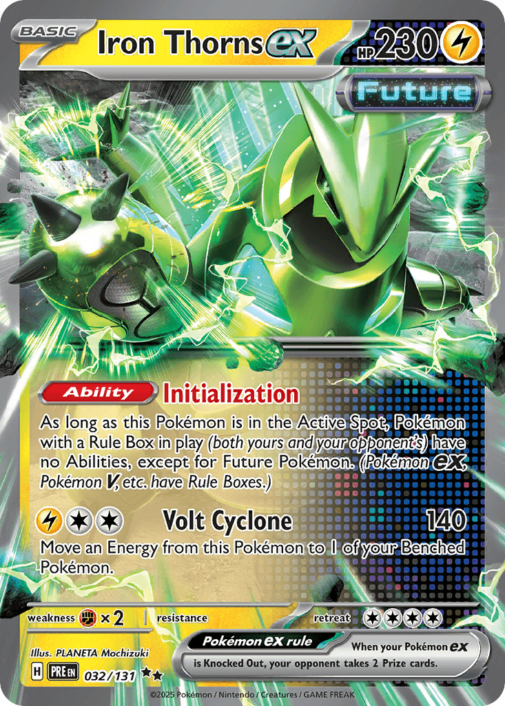 Iron Thorns ex printed card