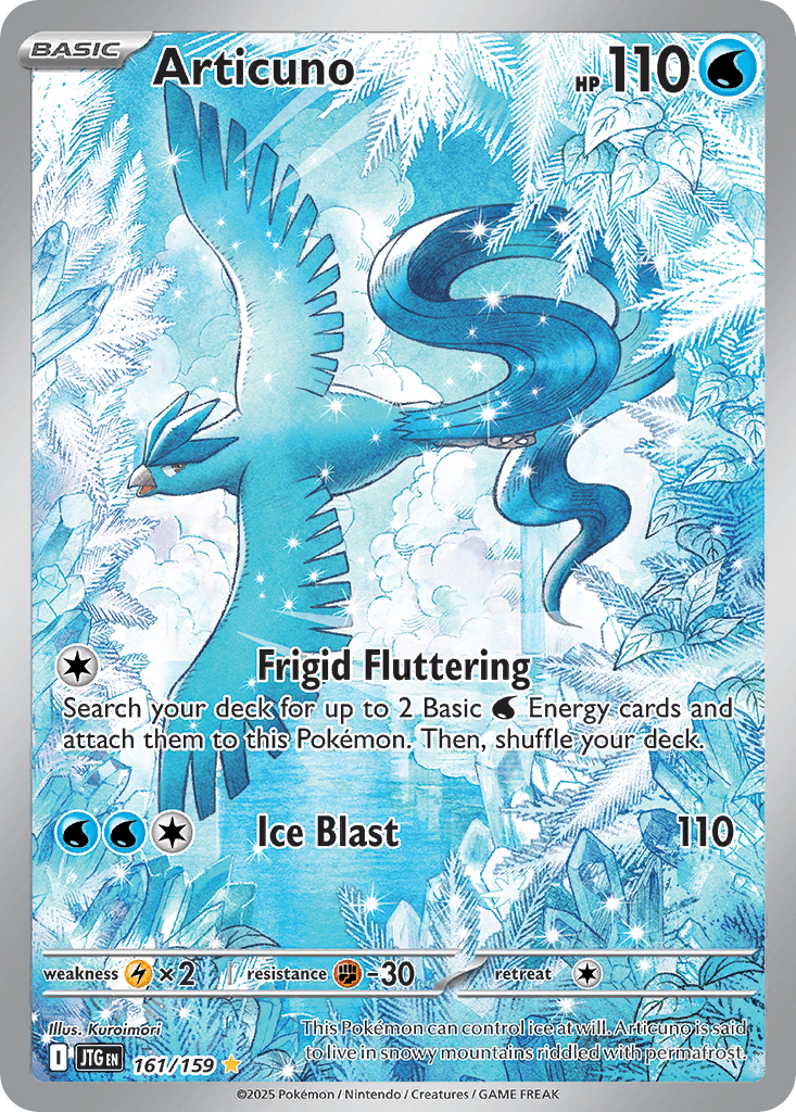 Articuno printed card