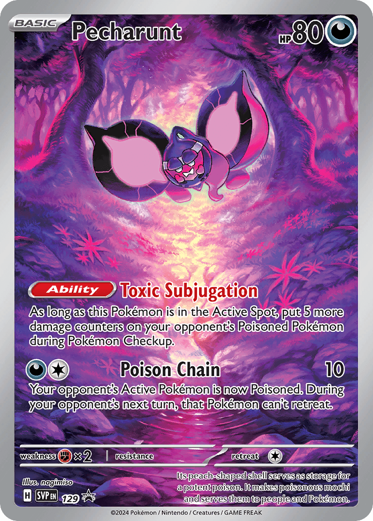 Pecharunt printed card
