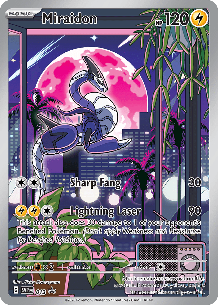 Miraidon printed card