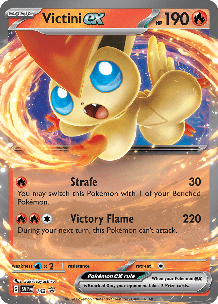 Victini ex printed card