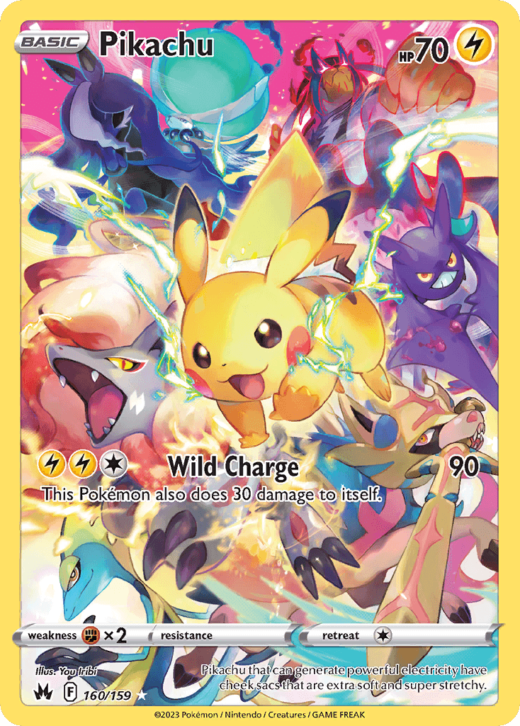 Pikachu printed card