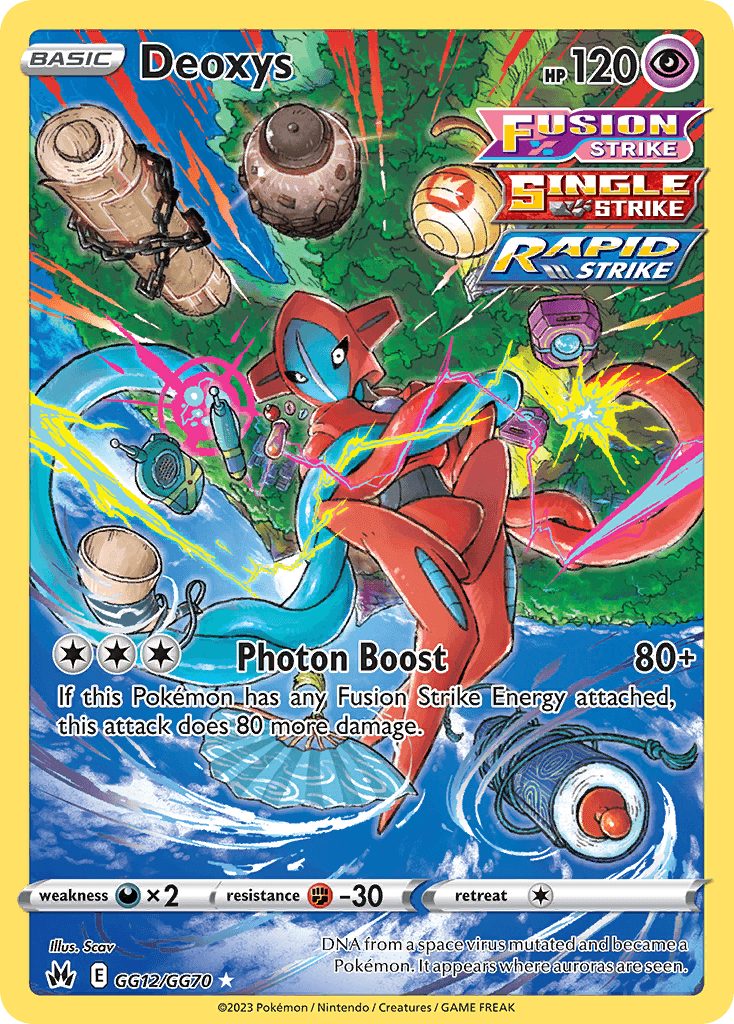 Deoxys printed card