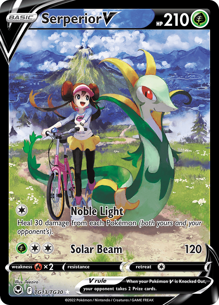 Serperior V printed card
