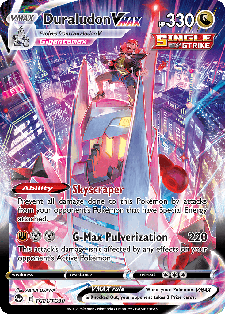 Duraludon VMAX printed card