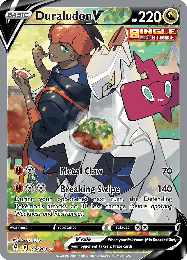 Duraludon V printed card