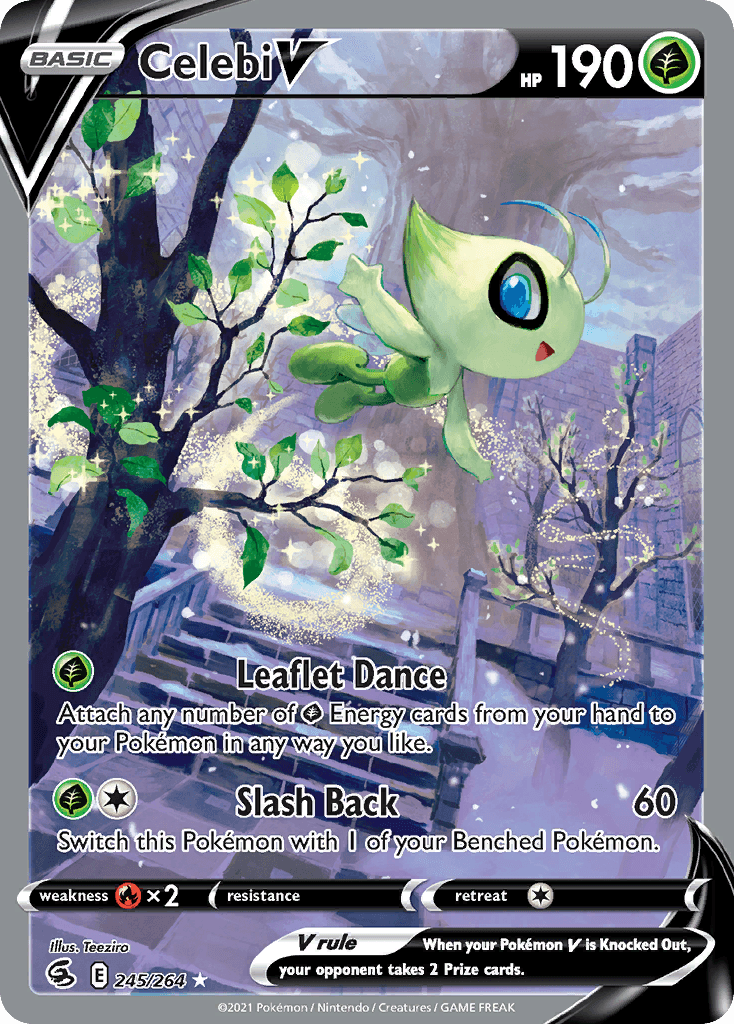 Celebi V printed card