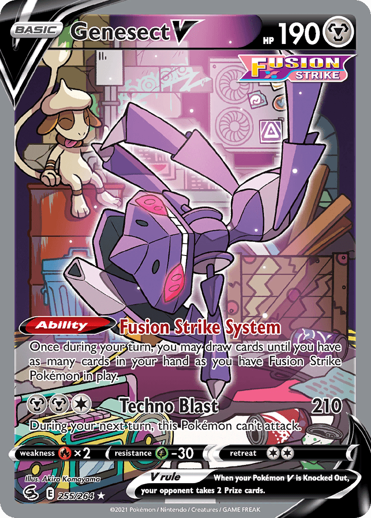 Genesect V printed card