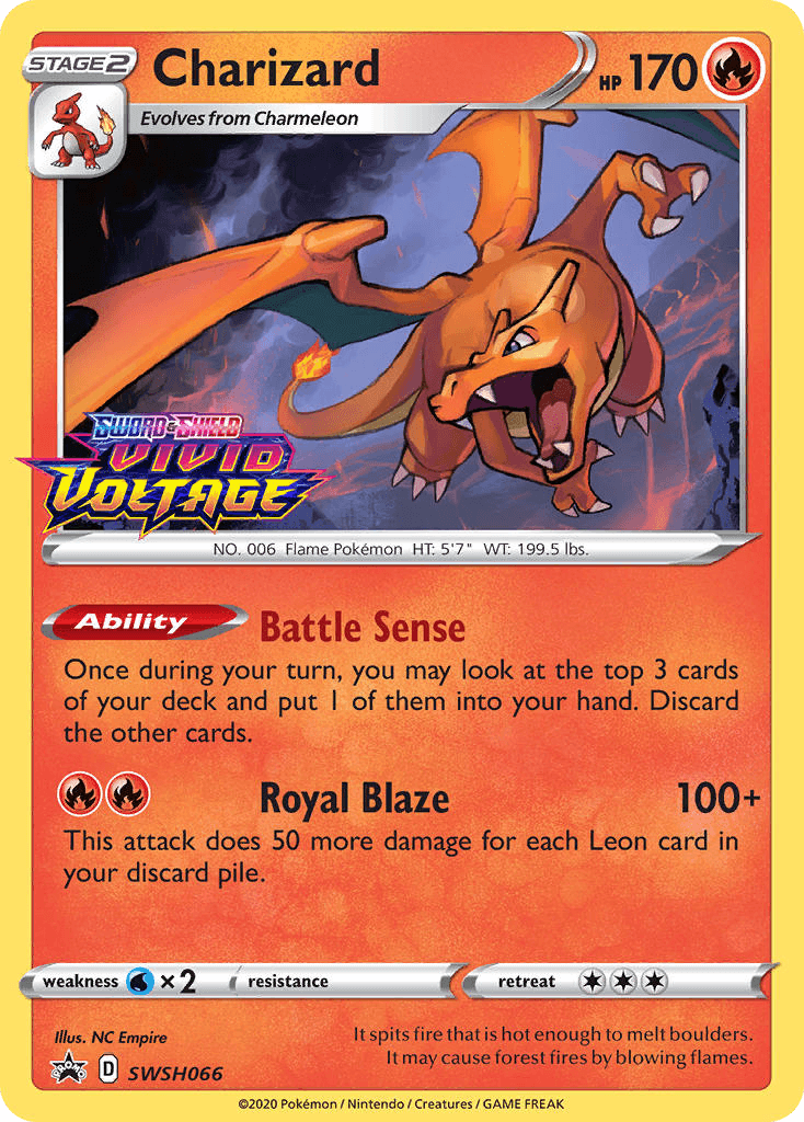Charizard printed card