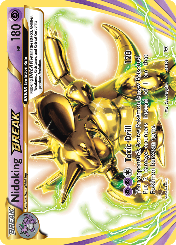 Nidoking BREAK printed card