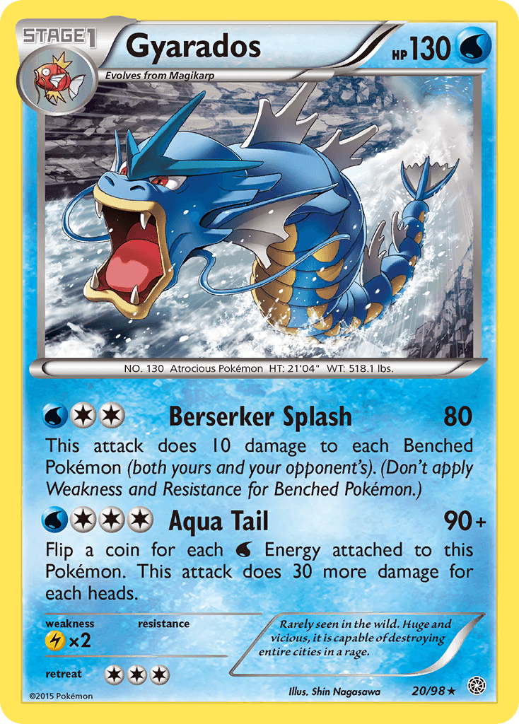 Gyarados printed card