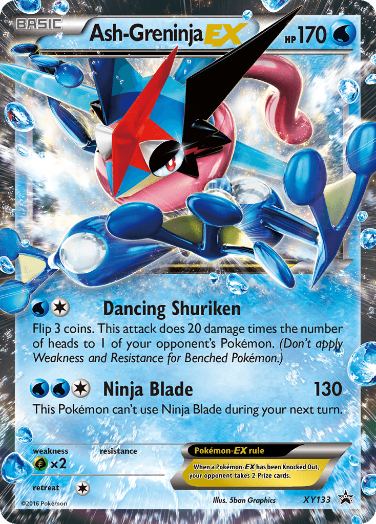 Ash-Greninja-EX printed card