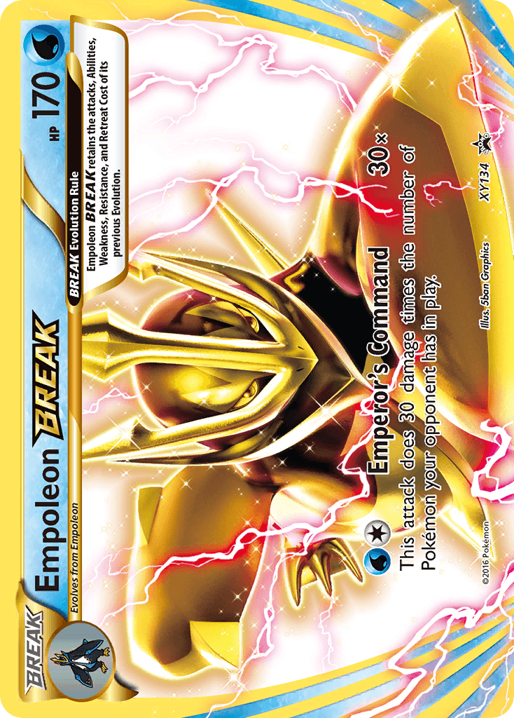 Empoleon BREAK printed card