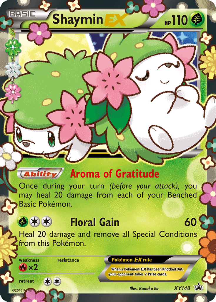 Shaymin-EX printed card