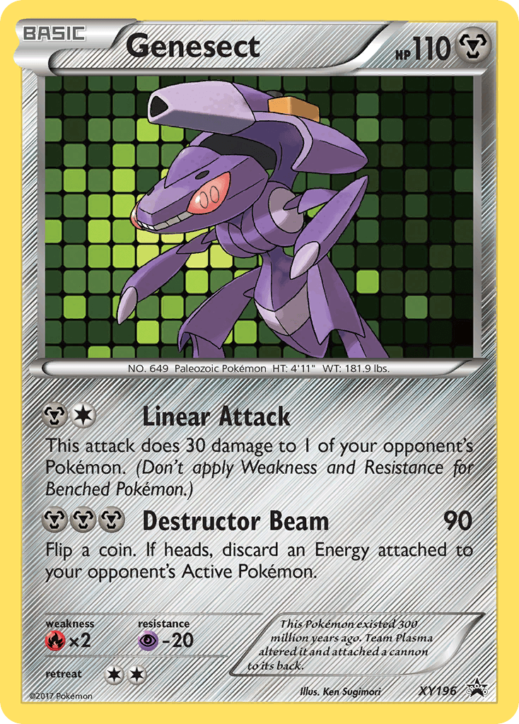 Genesect printed card