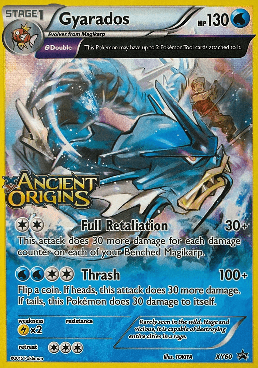 Gyarados printed card