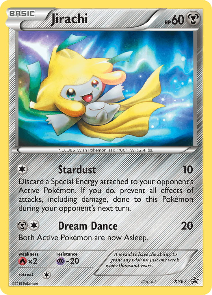 Jirachi printed card