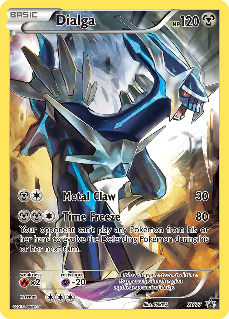 Dialga printed card