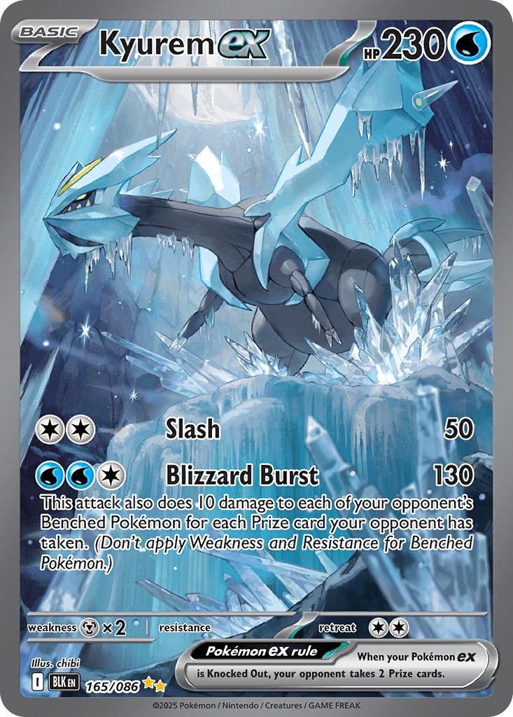 Kyurem ex printed card