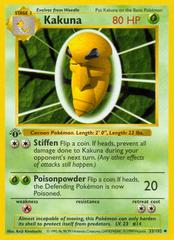 Kakuna printed card