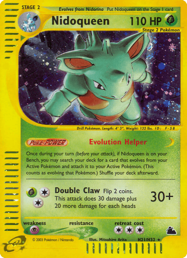 Nidoqueen printed card