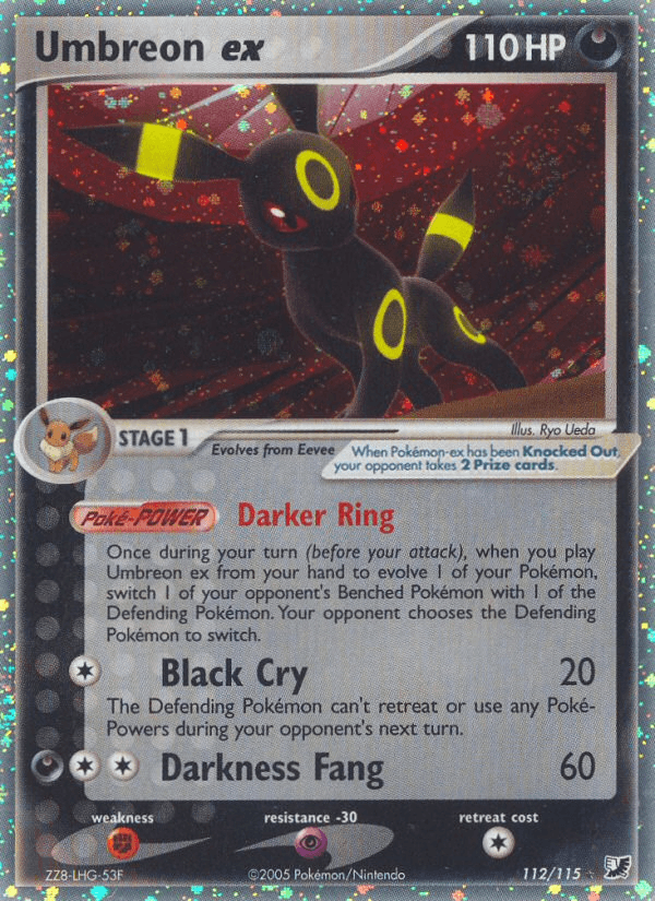 Umbreon ex printed card