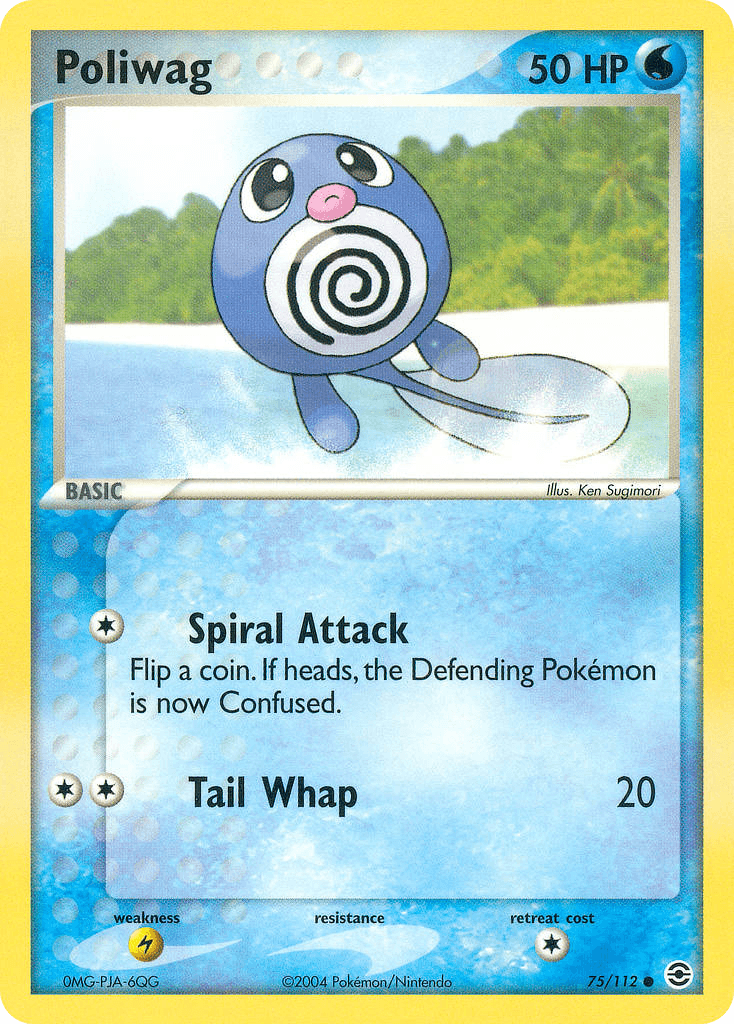 Poliwag printed card