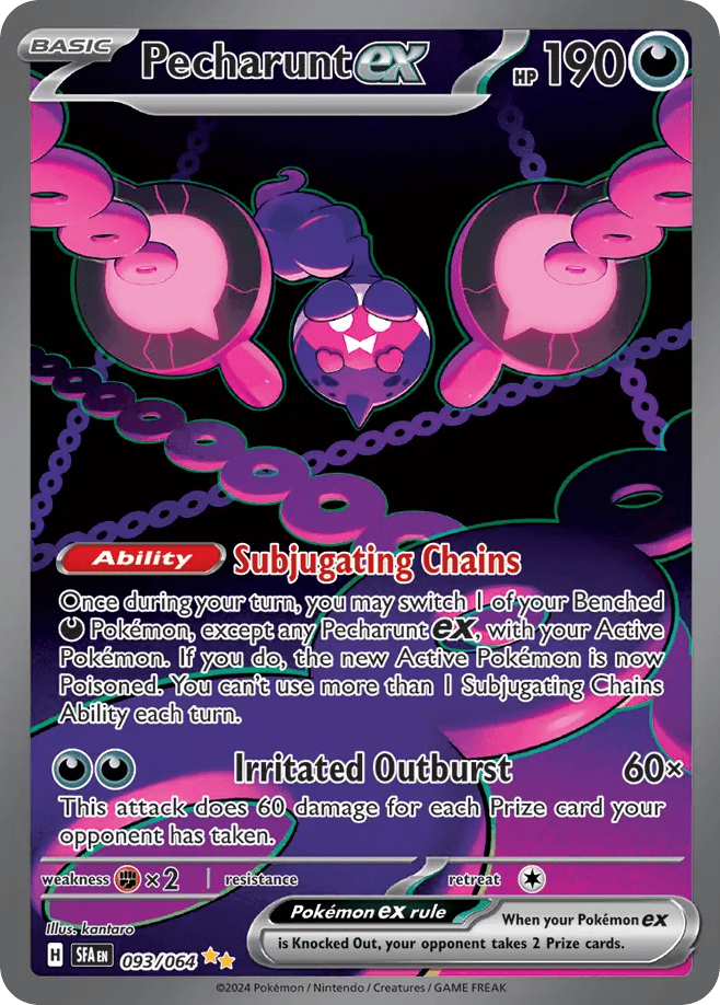 Pecharunt ex printed card