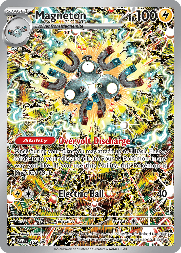 Magneton printed card